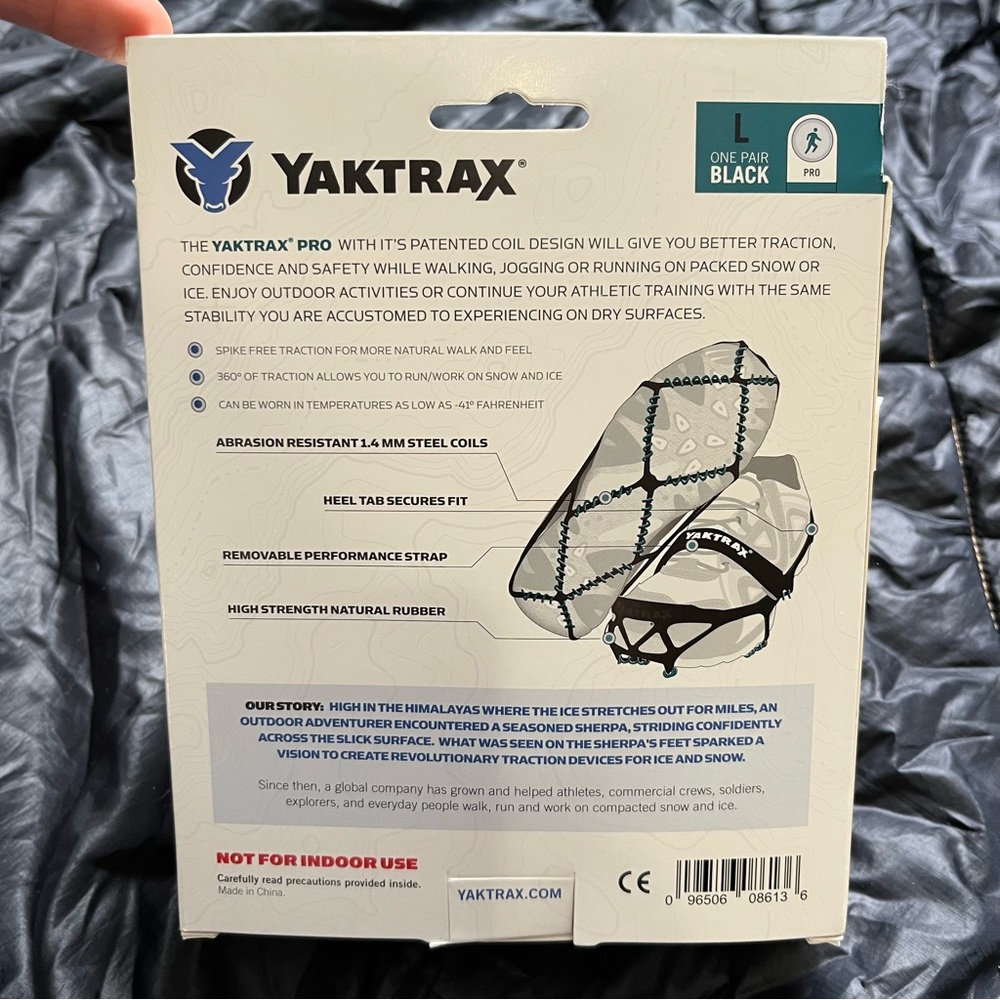 Yaktrax | NIB Yaktrax Pro | Size L - Picture 3 of 8